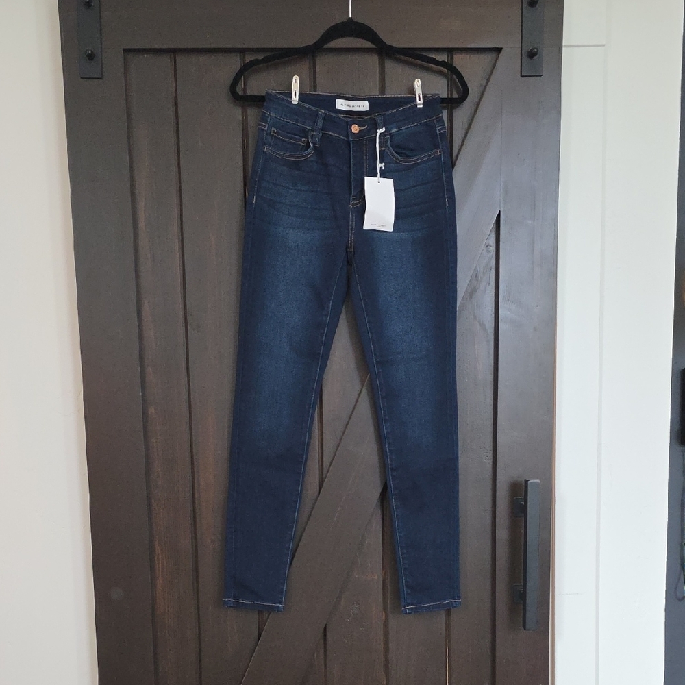 Flying Monkey Dark Blue Skinny Jeans